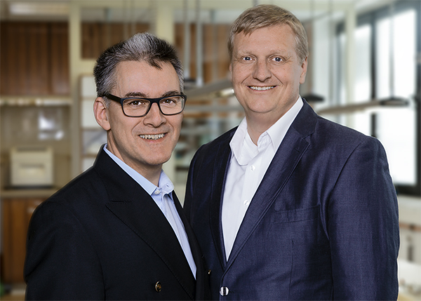 Die Inhaber und Geschäftsführer Hjalmar Stemmann (links) und Stefan Leisner (rechts)
