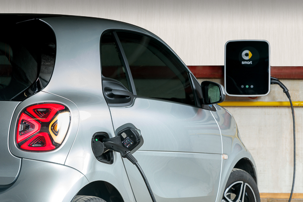 Immer unter Strom: Unser e-Smart